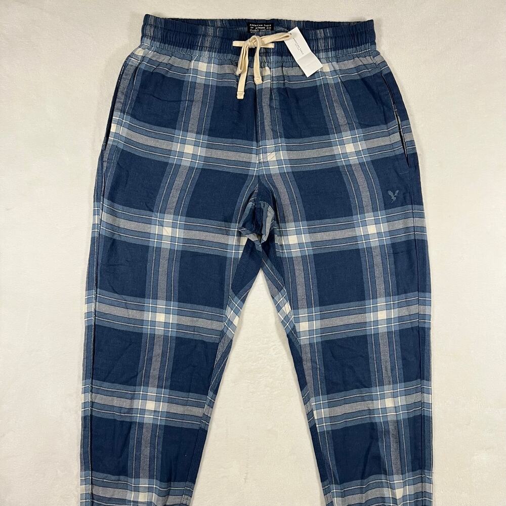 American Eagle Men's lounge sleepwear flannel jogger pj pants - Picture 3 of 10